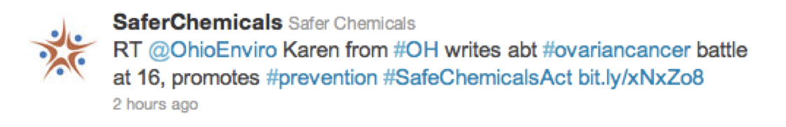 safer chemicals tweet