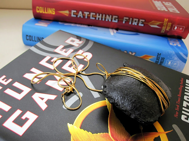hunger games coal necklace